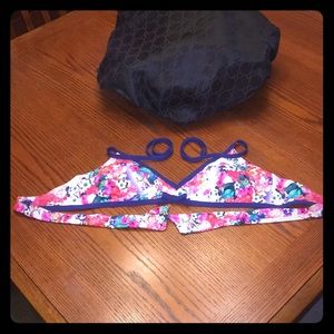 Nanette Lepore floral bikini top & cover-up